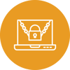 Computer with lock - ransomware