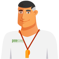 Illustration of sports coach