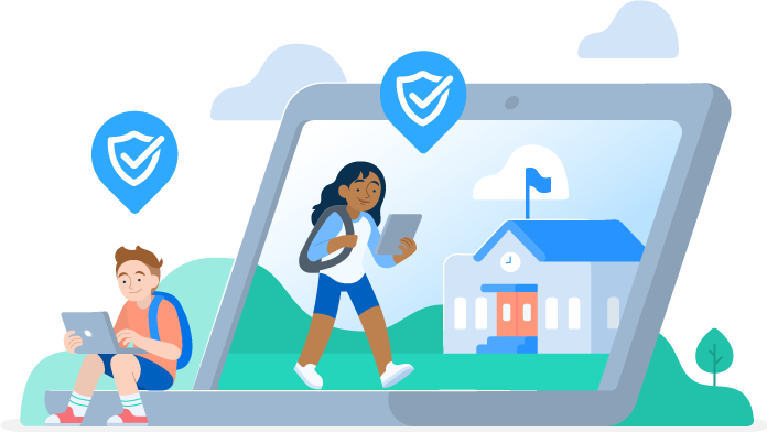 Illustration of student technology
